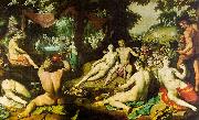 Cornelisz van Haarlem The Wedding of Peleus and Thetis oil